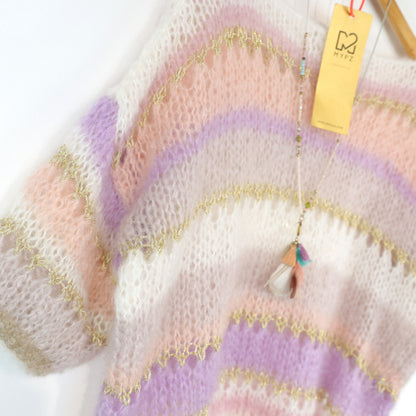 Strickanleitung – MYPZ Light Mohair Top Powder Champaign No10 (ENG-NL-DE)