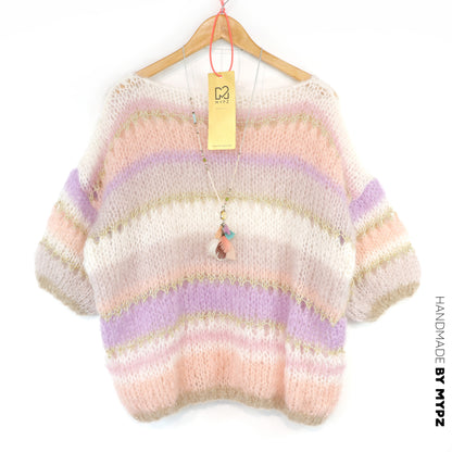 Strickanleitung – MYPZ Light Mohair Top Powder Champaign No10 (ENG-NL-DE)