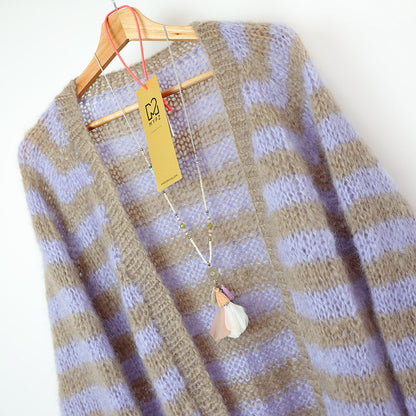 Strickanleitung – MYPZ top-down cardigan Lilac Haze No.9 (ENG-NL-DE)