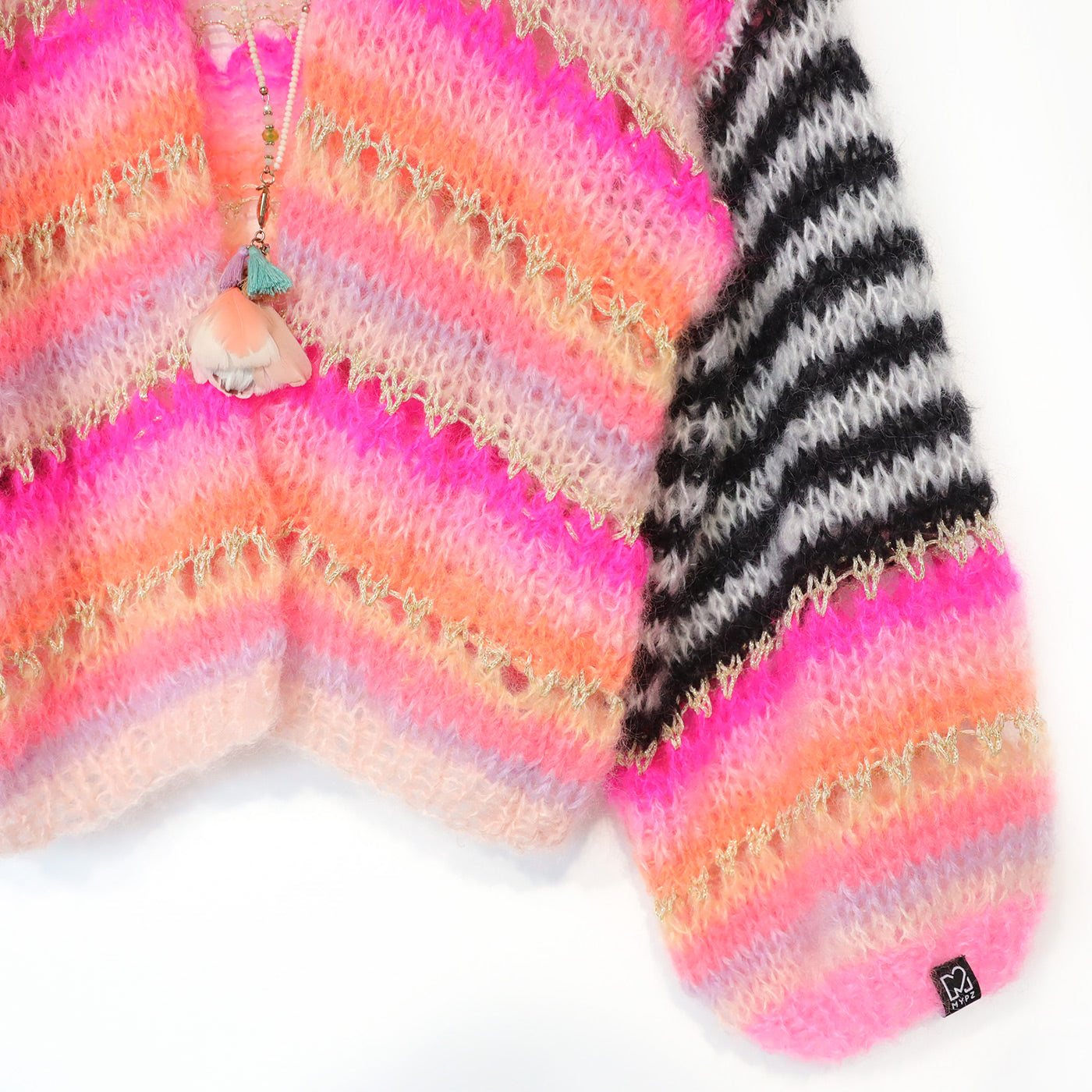 Strickanleitung – MYPZ Mohair Cardigan Pink Magic No10 (ENG-NL-DE)