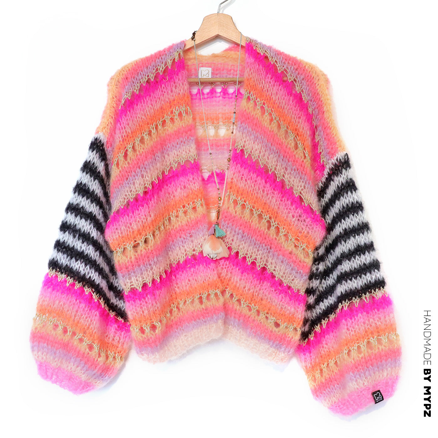 Strickset – MYPZ Light Mohair Cardigan Pink Magic No10 (ENG-NL-DE)