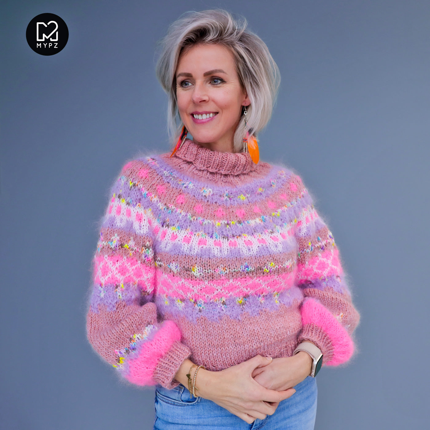 Strickanleitung – MYPZ top-down sweater Lovely No6 (ENG-NL-DE)