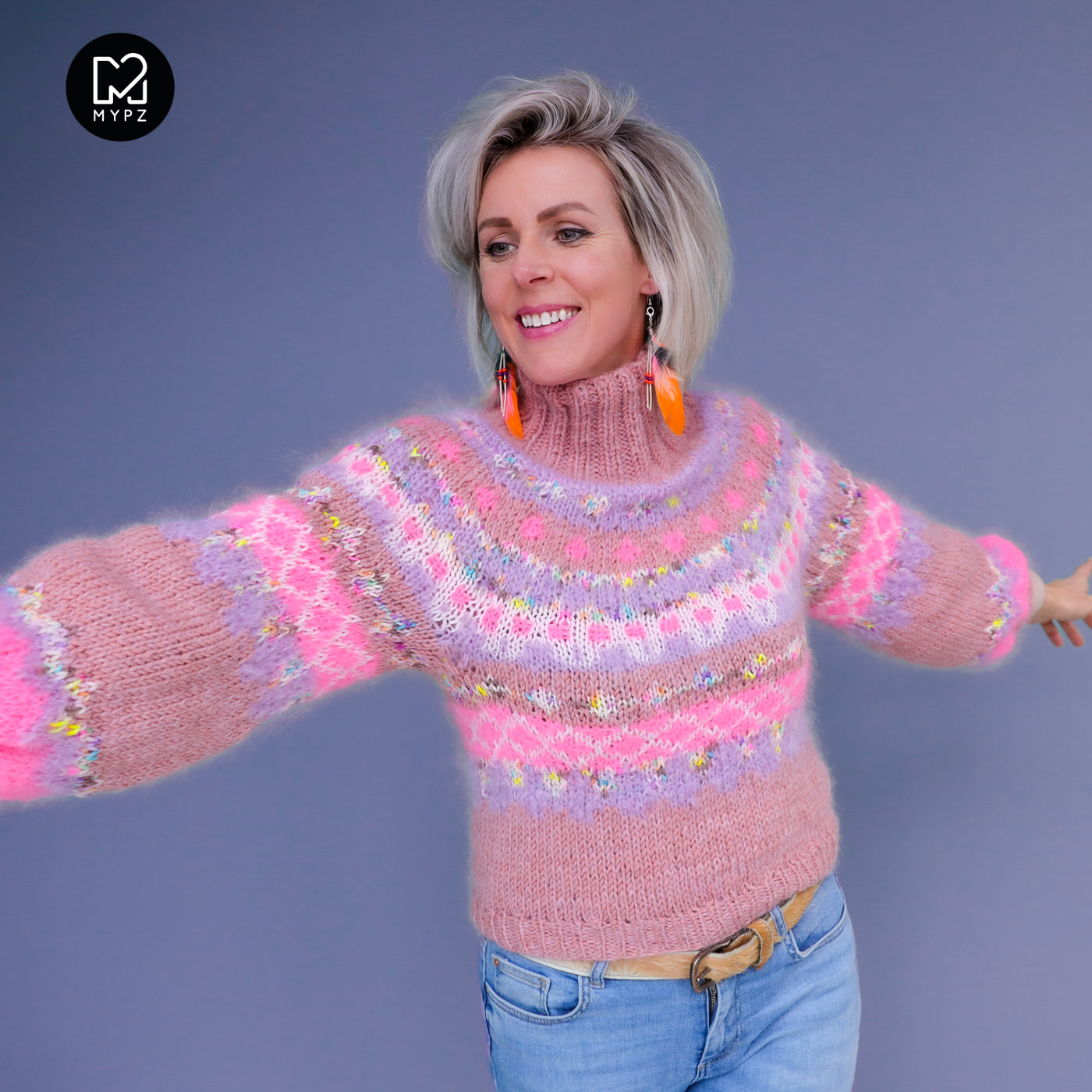 Strickanleitung – MYPZ top-down sweater Lovely No6 (ENG-NL-DE)