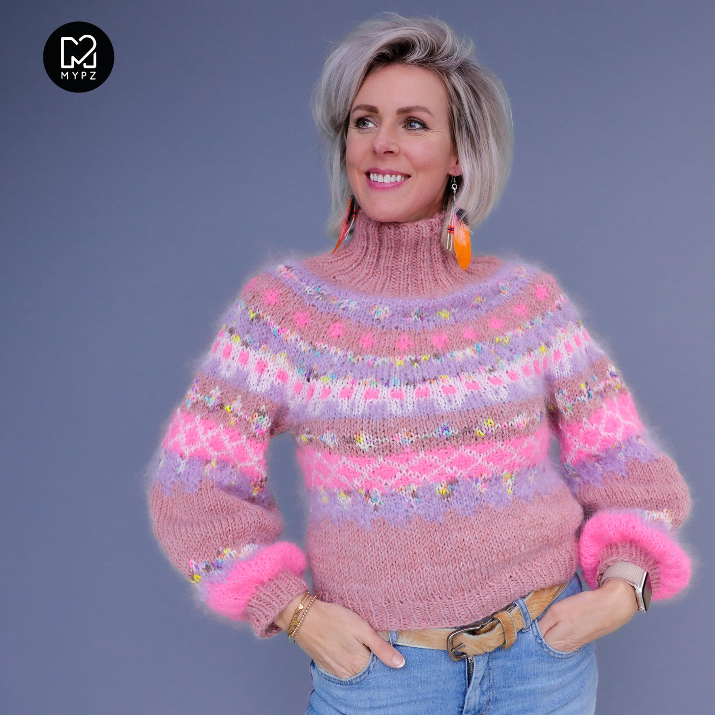 Strickanleitung – MYPZ top-down sweater Lovely No6 (ENG-NL-DE)