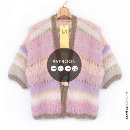 Strickanleitung – MYPZ Light Mohair Cardigan Milana No10 (ENG-NL-DE)