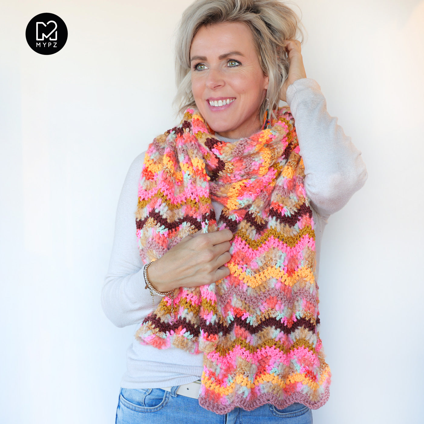 Crochet pattern – MYPZ scarf Venice (ENG-NL)