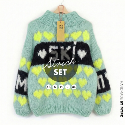 Strickset – MYPZ Chunky Mohair Pullover Mint Love No.9 (ENG-NL-DE)