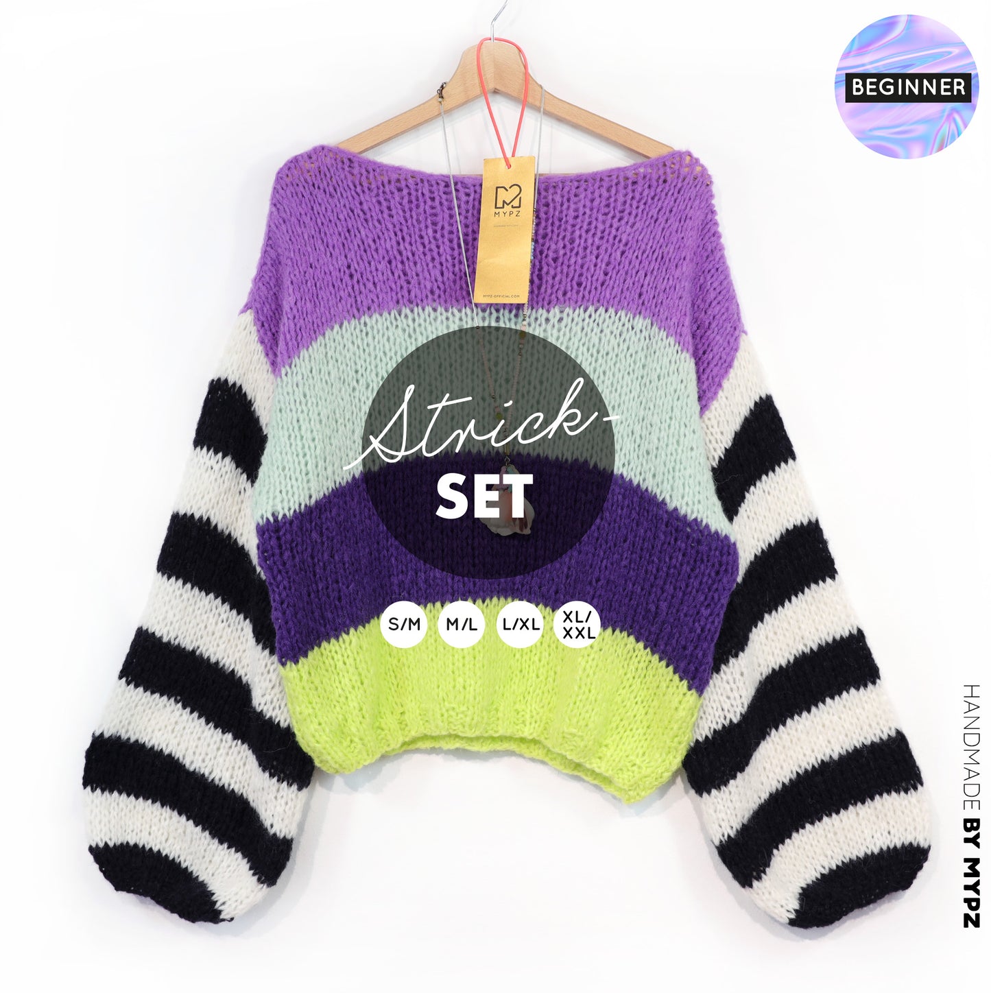 Strickset – MYPZ  Light Alpaca Pullover Cloud Kiss No10 (ENG-NL-DE)