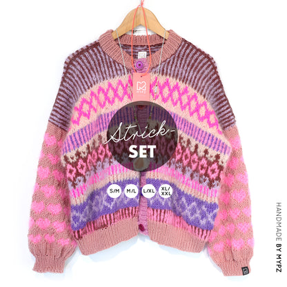 Strickset – MYPZ Cardigan True Love No6 (ENG-NL-DE)