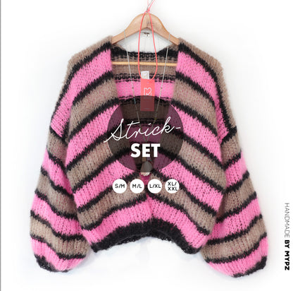 Strickset – MYPZ Kurze Mohair Cardigan Zumy No10 (ENG-NL-DE)