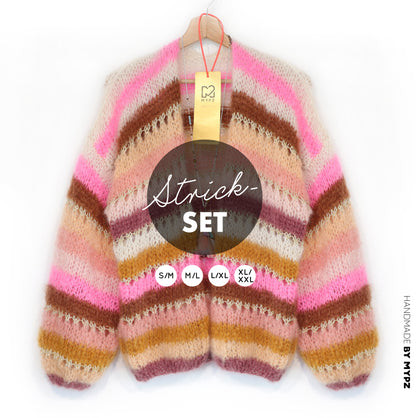 Strickset – MYPZ Light Mohair Cardigan Caramel No10 (ENG-NL-DE)