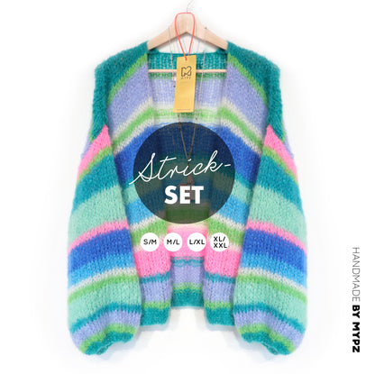 Strickset – MYPZ Basic Light Mohair Cardigan Shamrock No10 (ENG-NL-DE)