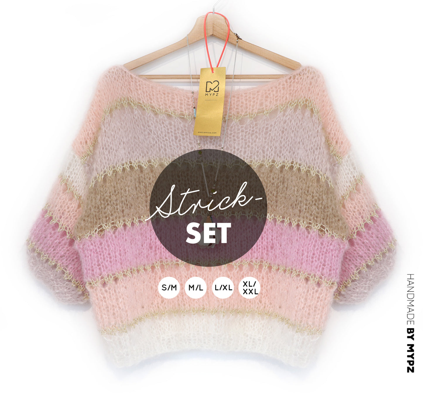 Strickset – MYPZ Light Mohair Top Beige No10 (ENG-NL-DE)