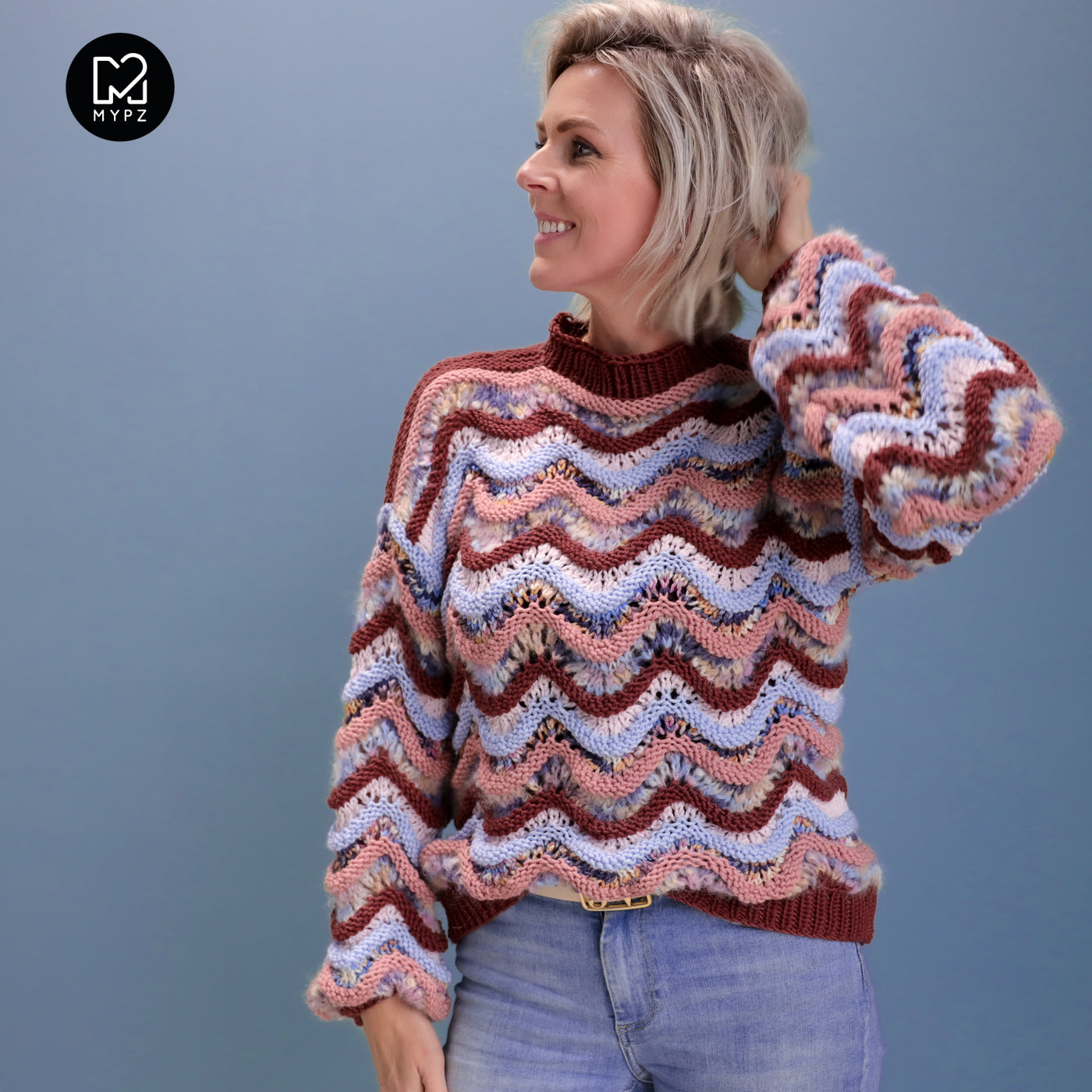 Strickset – MYPZ Wave Pullover Western No.6 (ENG-NL-DE)