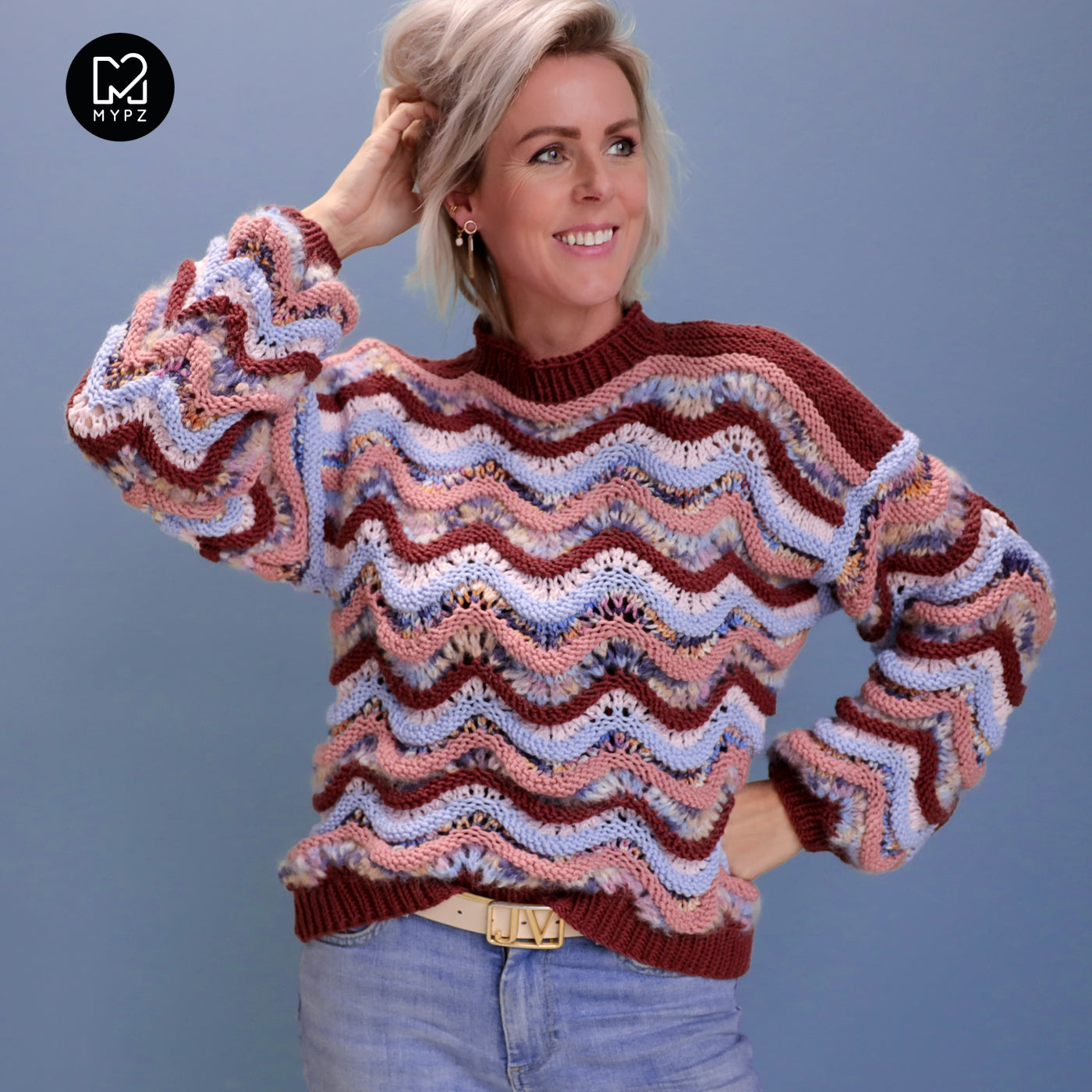 Strickset – MYPZ Wave Pullover Western No.6 (ENG-NL-DE)