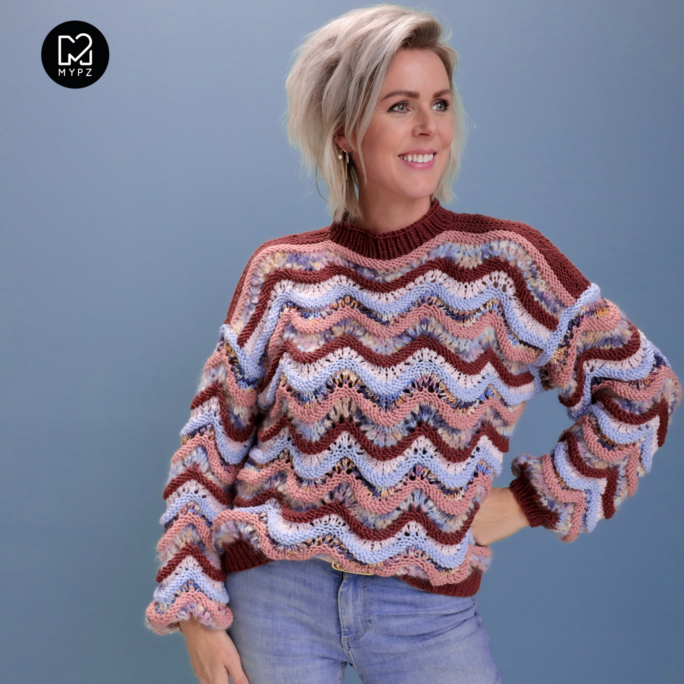 Strickset – MYPZ Wave Pullover Western No.6 (ENG-NL-DE)