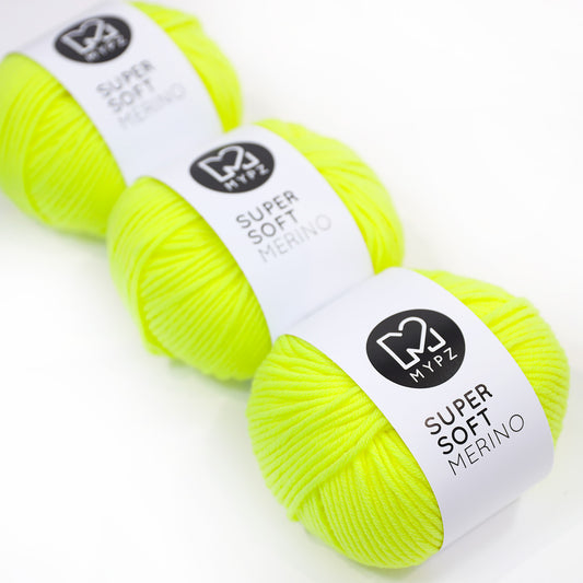 MYPZ Super Soft Merino - Neon Yellow