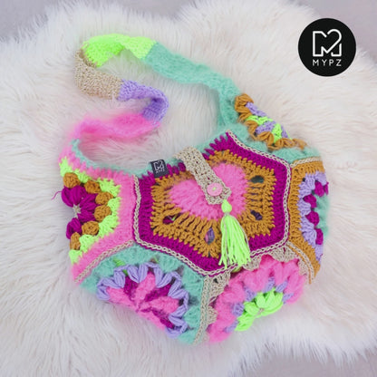 Häkelset [PREORDER] - MYPZ Happiness Tasche (ENG-NL-DE)