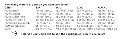 Strickanleitung – MYPZ Light Alpaca Cardigan Twinkle Berry No10 (ENG-NL-DE)