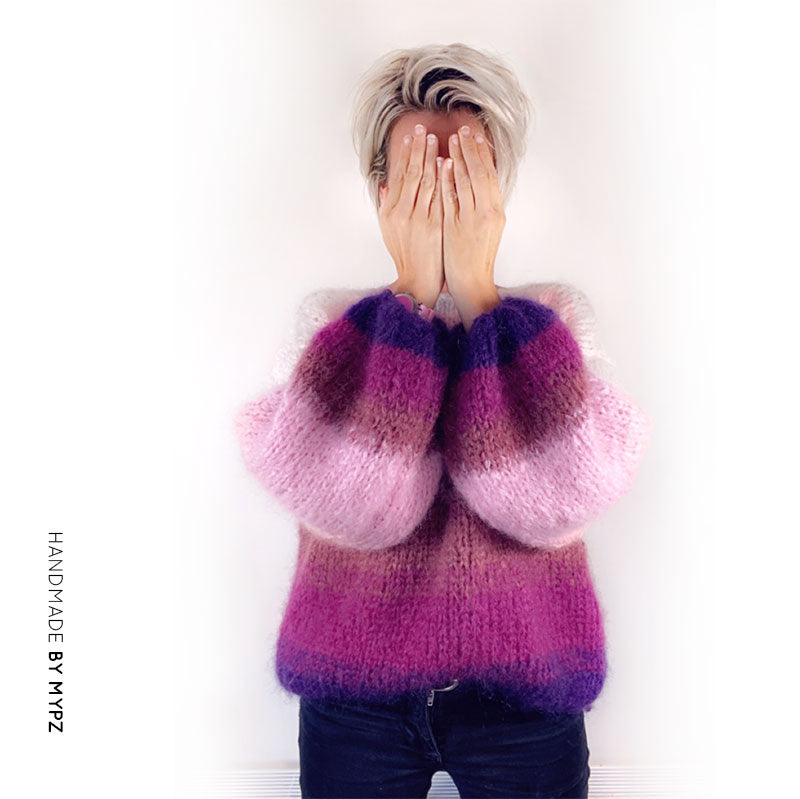 MYPZ striped mohair pullover jolie