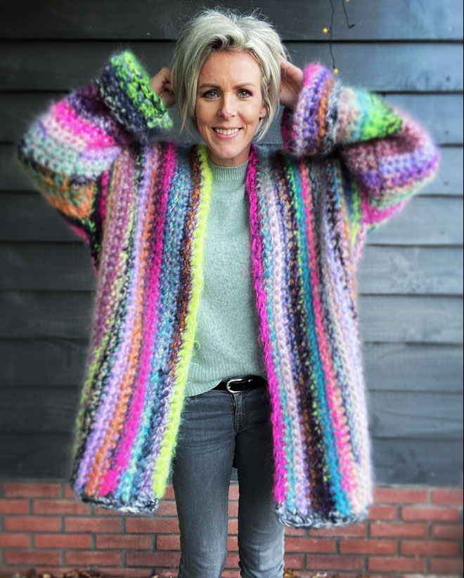 Crochet pattern – MYPZ Kimono Coat (ENG-NL) - beginner