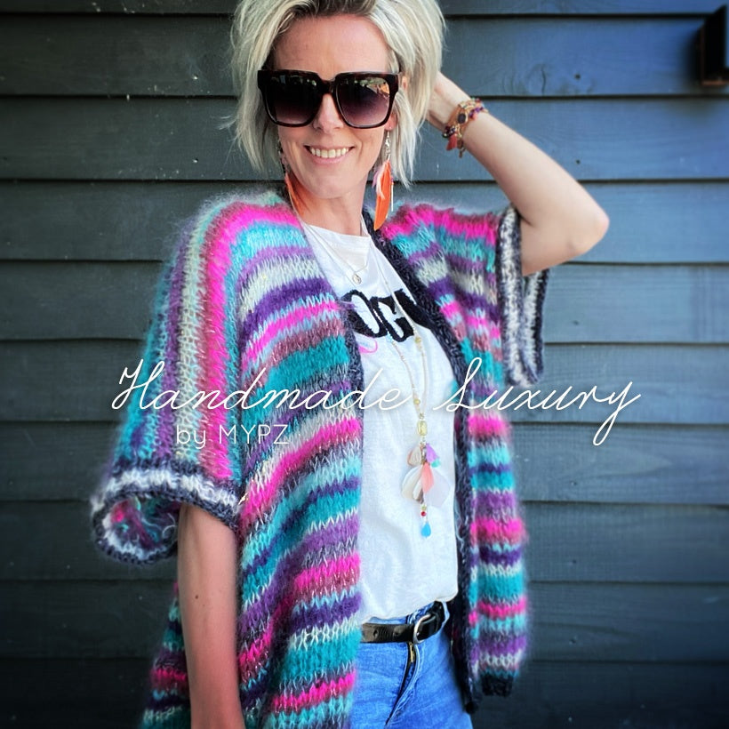 MYPZ mohair cardigan island Breeze