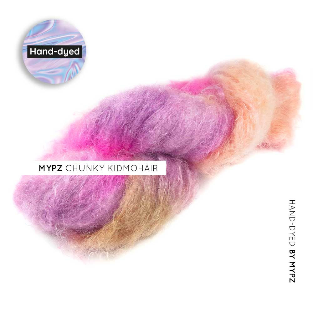 MYPZ chunky kidmohair Soft Love hand-dyed