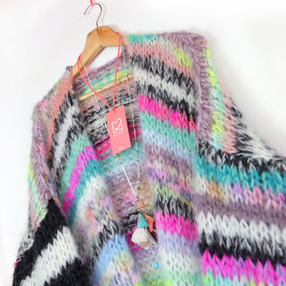MYPZ Chunky Mohair Cardigan Indian Summer V2